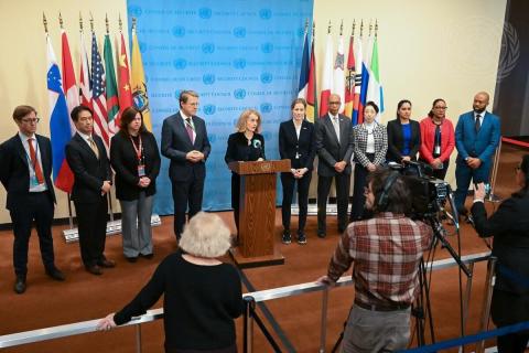 Women, Peace and Security Shared Commitments Press Stakeout on the situation of women and girls in Sudan