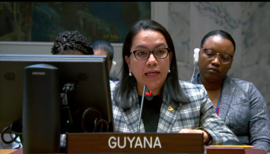 Ambassador Carolyn Rodrigues-Birkett, Guyana's Permanent Representative to the United Nations 