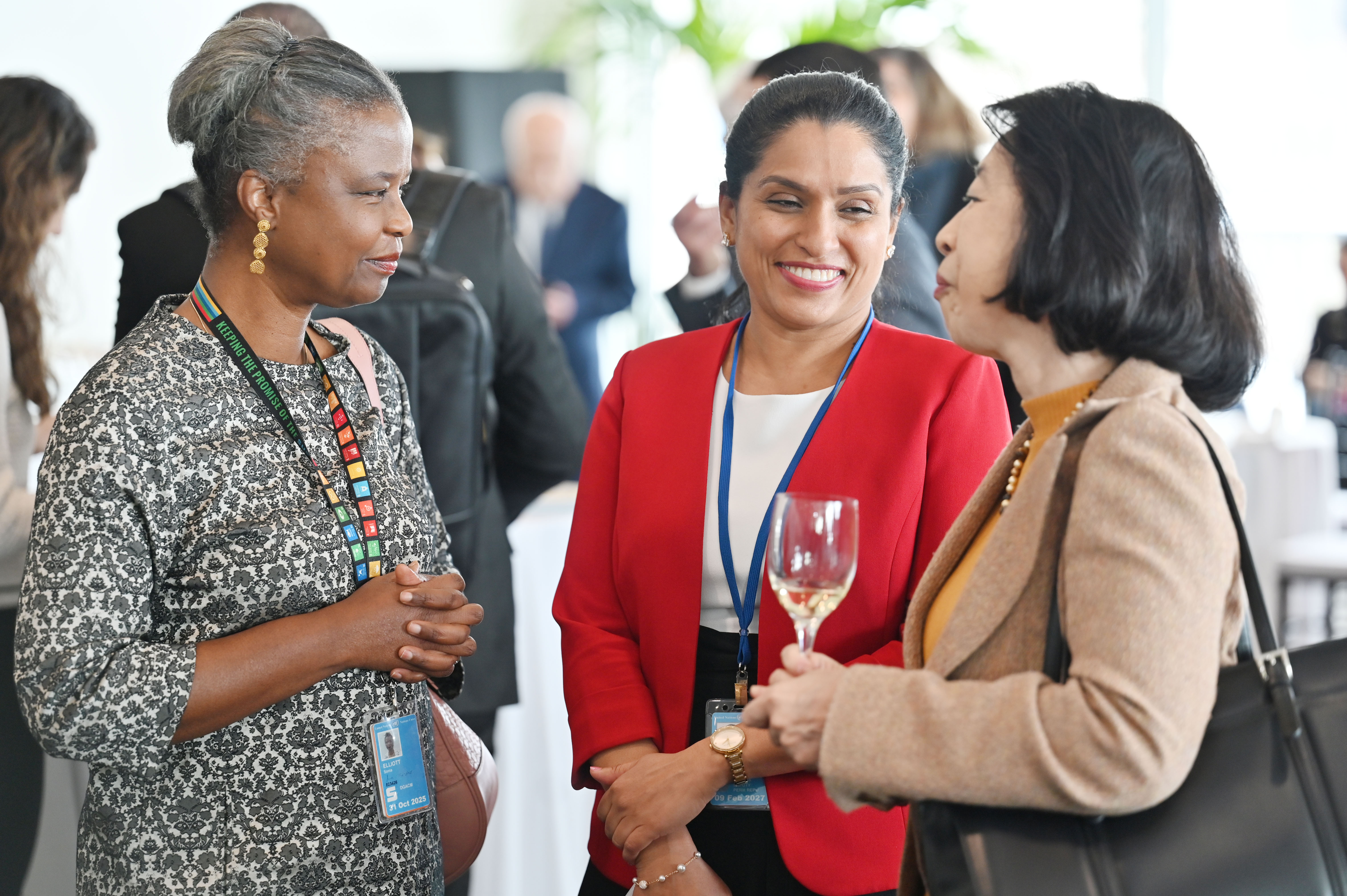 Scenes from lunch reception on the occasion of Guyana’s Presidency of the United Nations Security Council