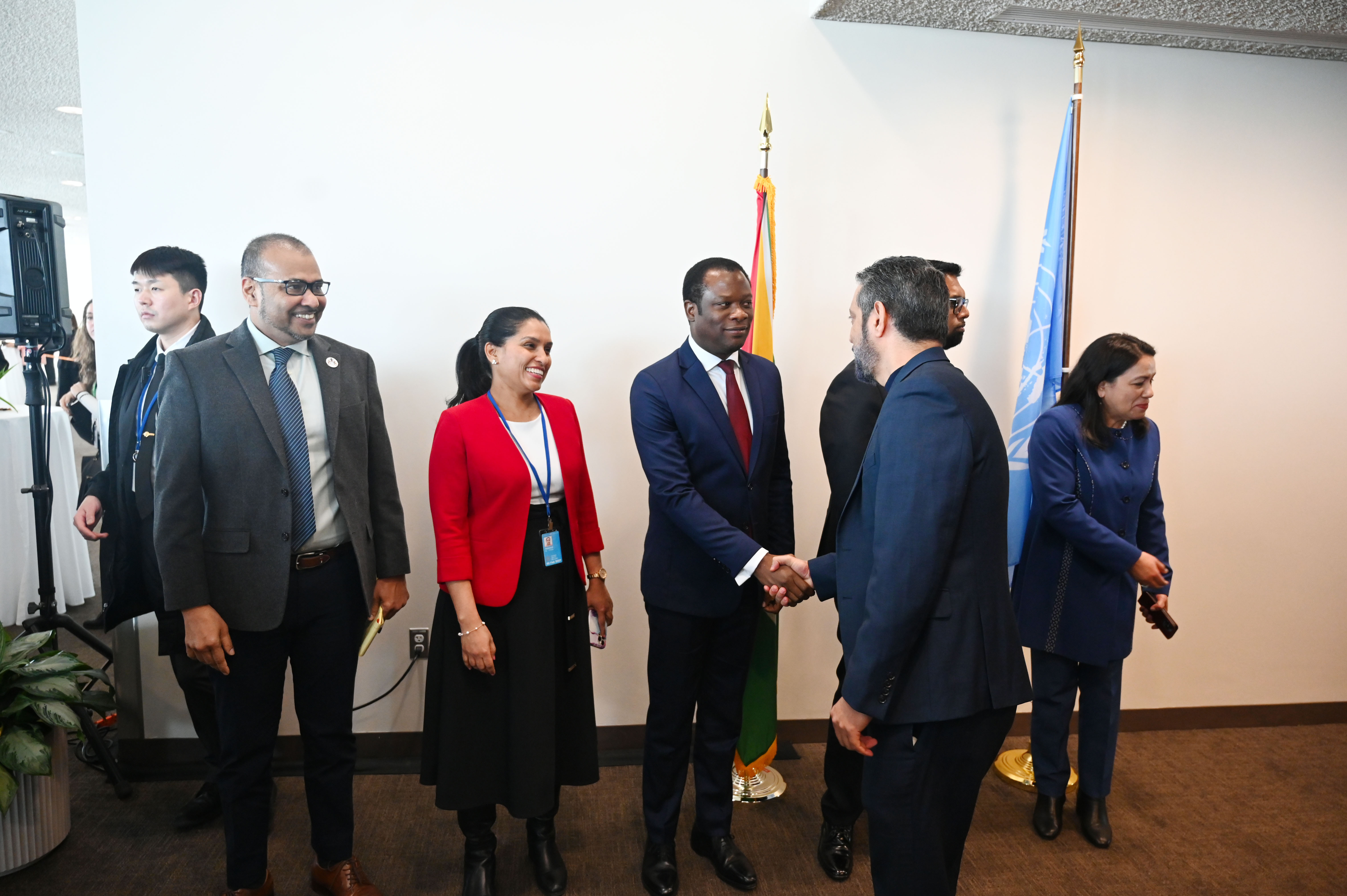 Scenes from lunch reception on the occasion of Guyana’s Presidency of the United Nations Security Council