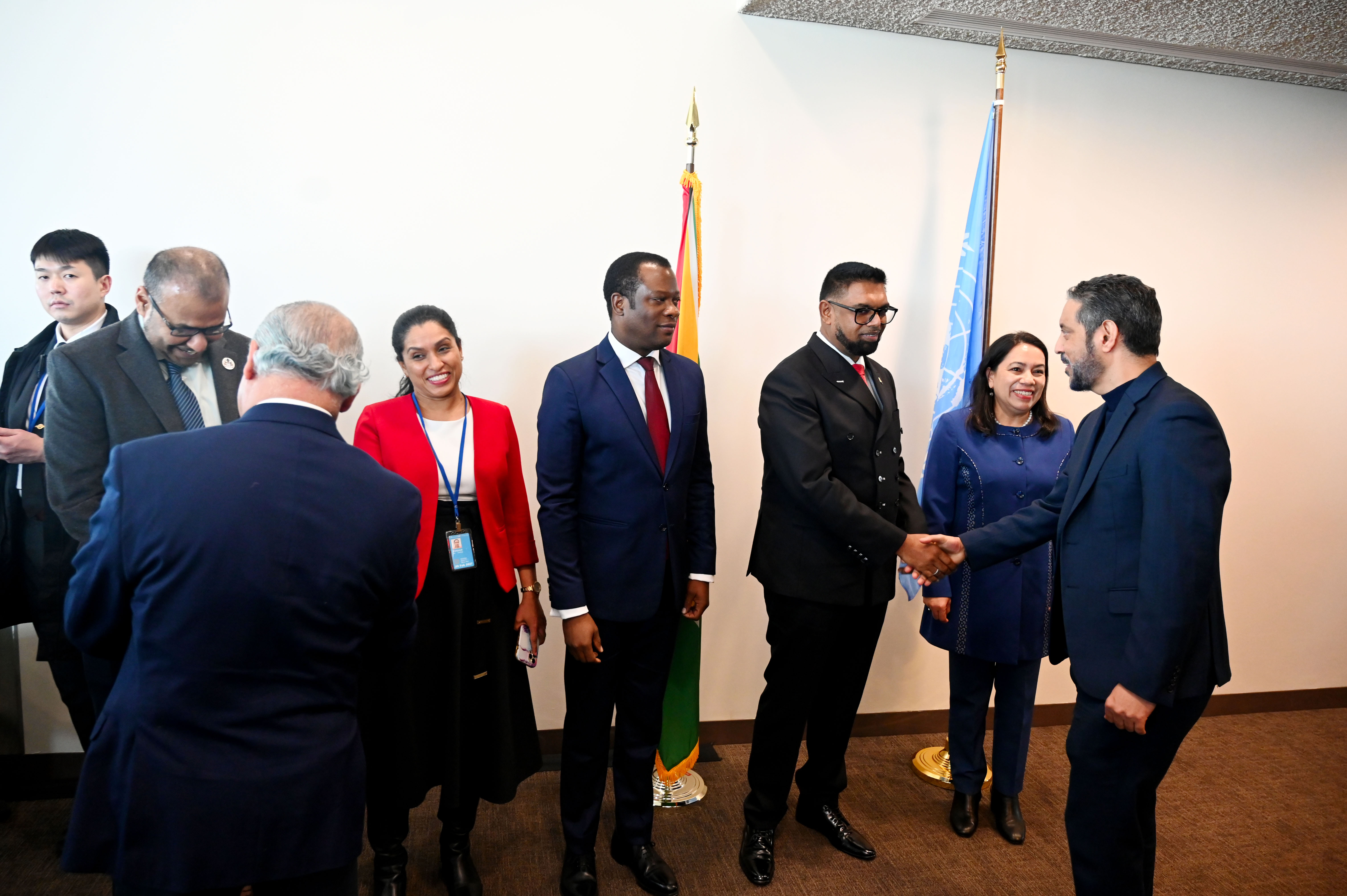 Scenes from lunch reception on the occasion of Guyana’s Presidency of the United Nations Security Council