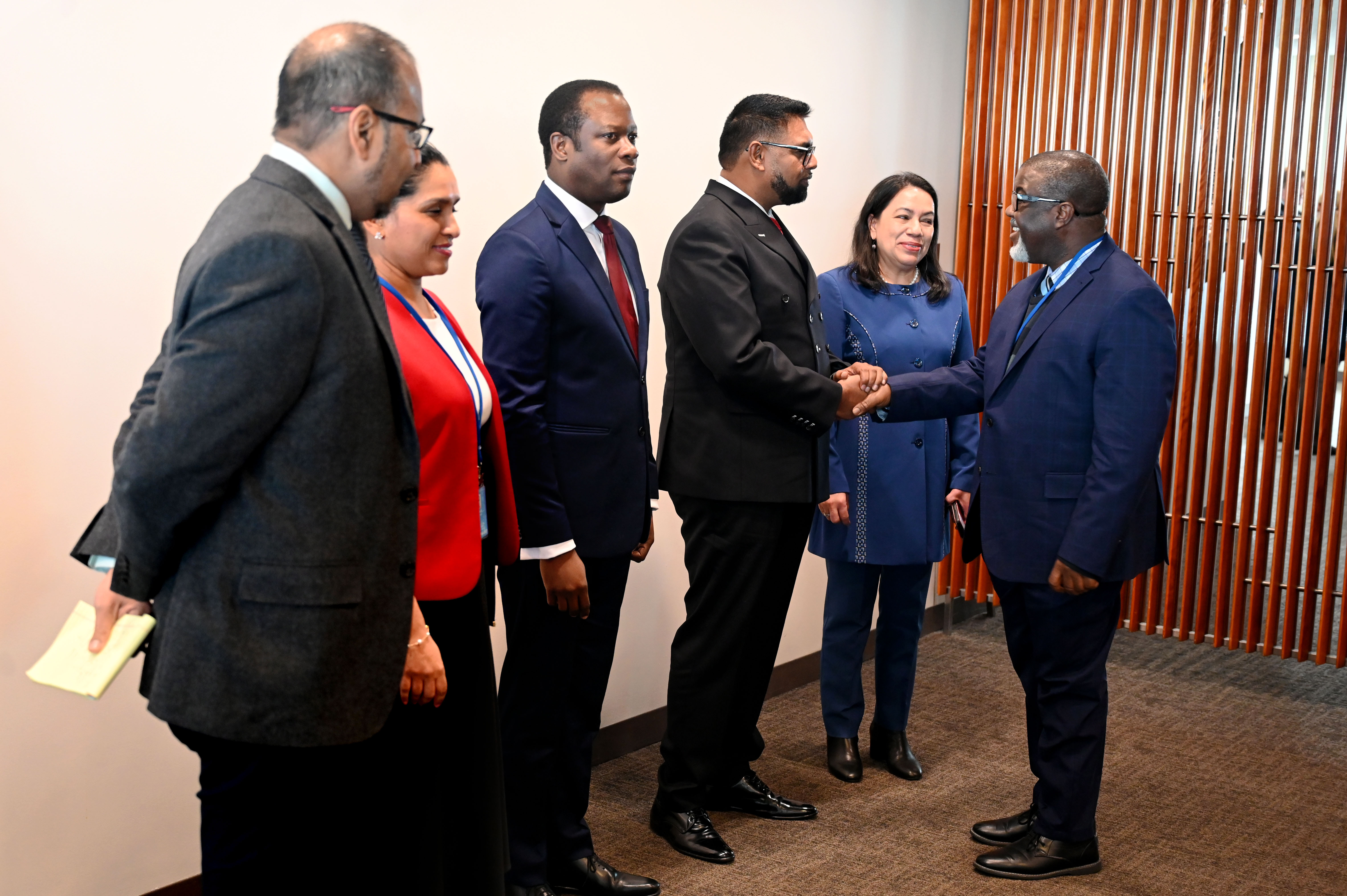 Scenes from lunch reception on the occasion of Guyana’s Presidency of the United Nations Security Council