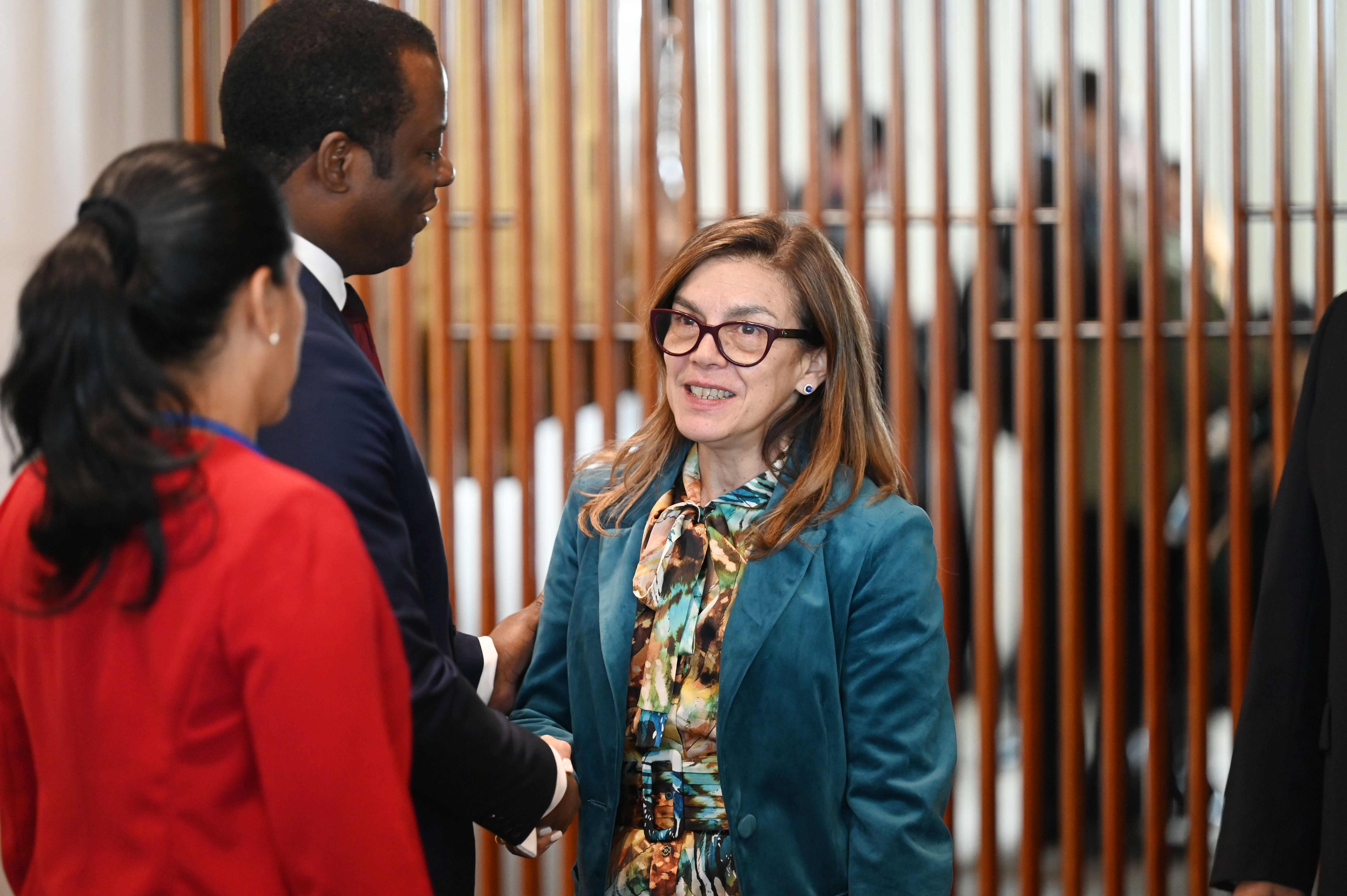 Scenes from lunch reception on the occasion of Guyana’s Presidency of the United Nations Security Council