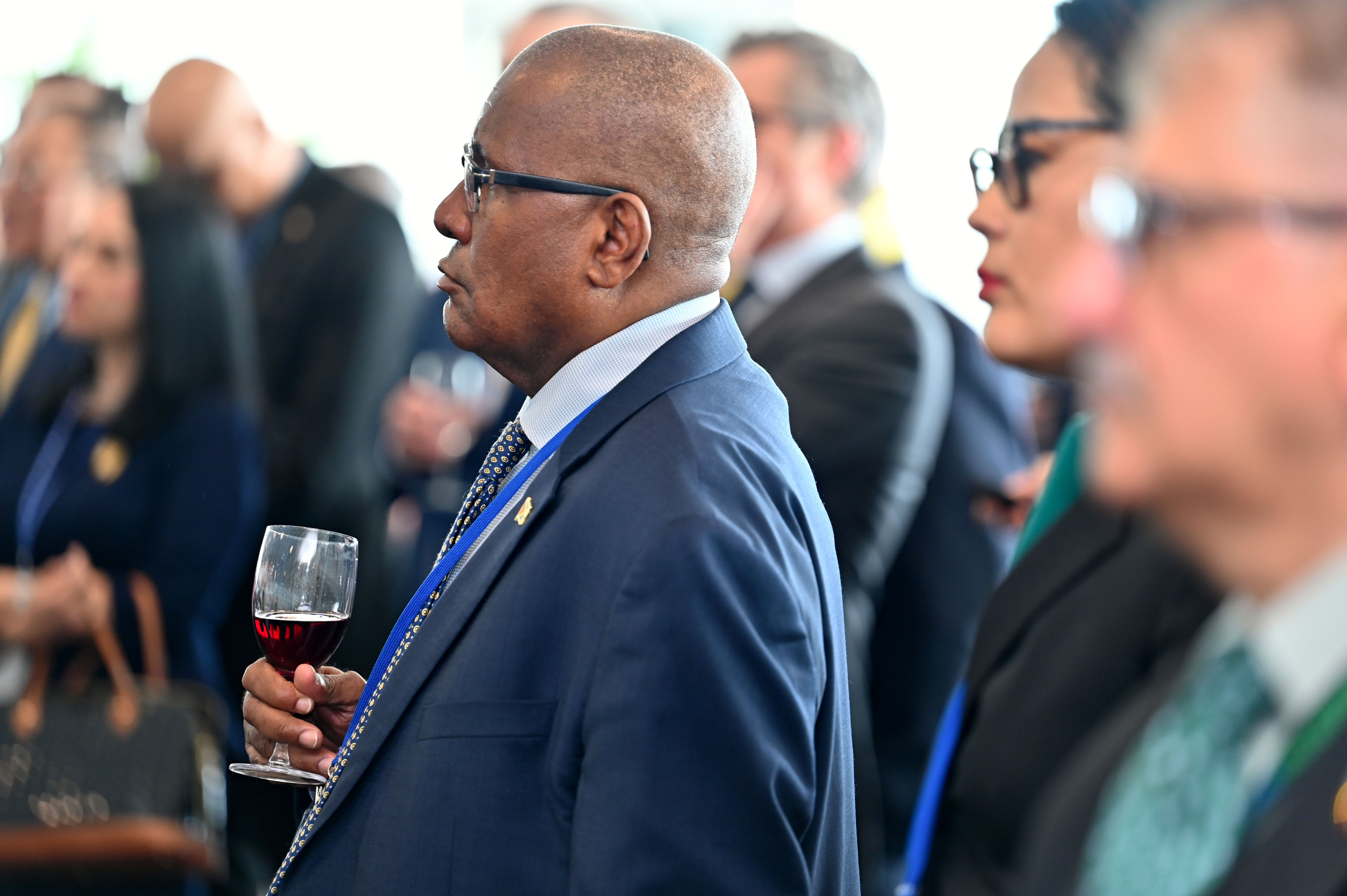 Scenes from lunch reception on the occasion of Guyana’s Presidency of the United Nations Security Council