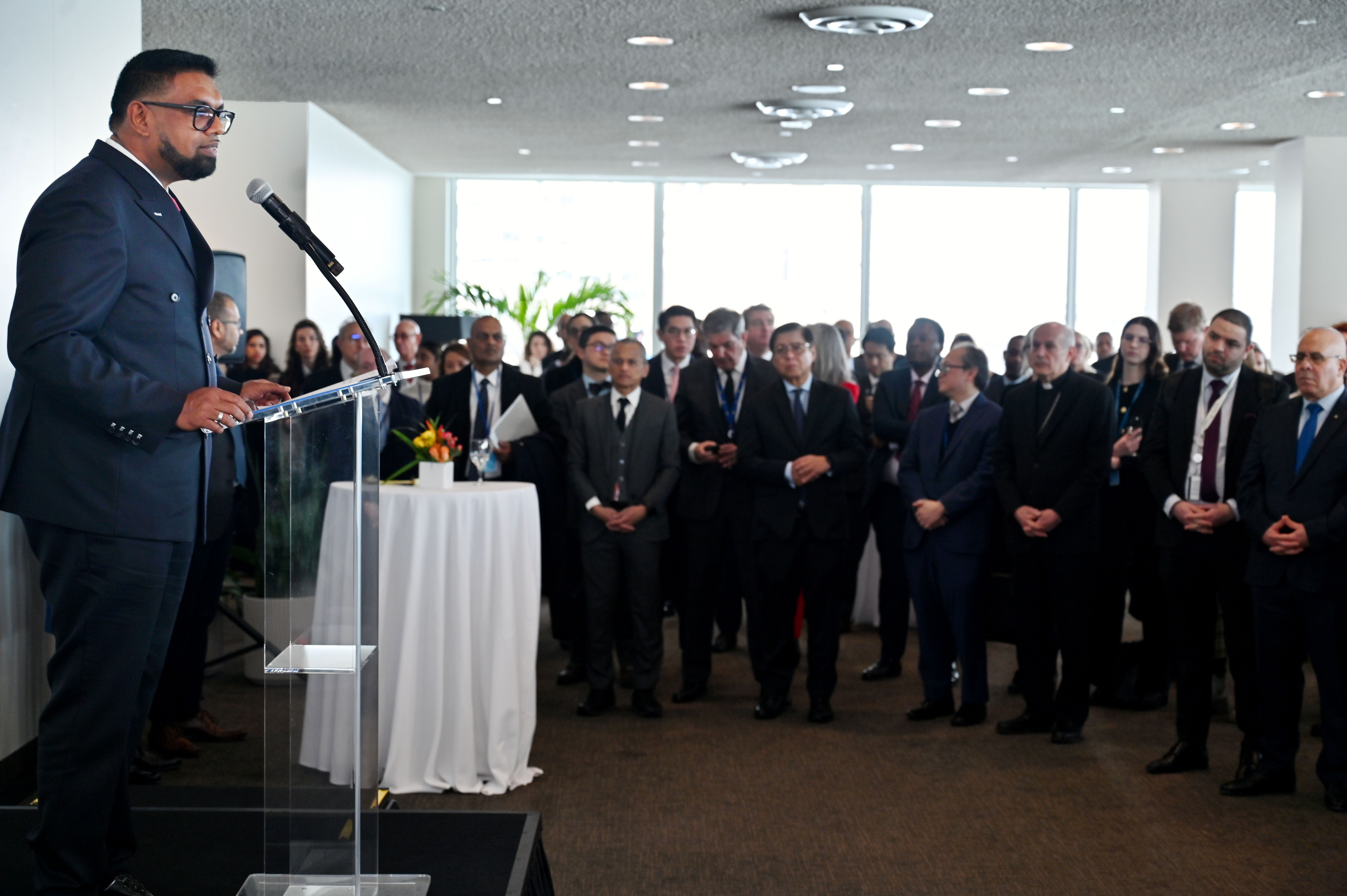 Scenes from lunch reception on the occasion of Guyana’s Presidency of the United Nations Security Council