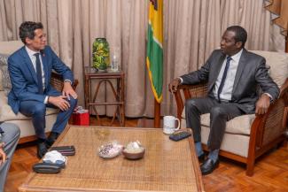 SWISS AMBASSADOR CALLS ON FOREIGN MINISTER