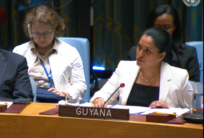 Ambassador Trishala Persaud , Security Council Briefing on the 41st Report of the Prosecutor of the ICC to the UN under Resolution 1593 (Sudan and South Sudan)