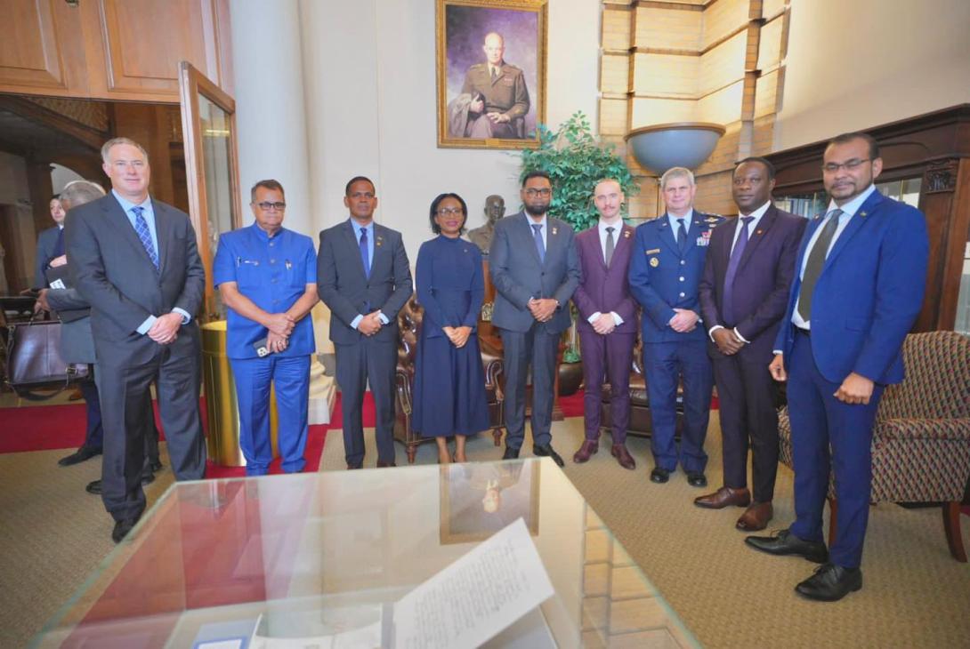 President Dr. Irfaan Ali emphasized the need for defense strategies to